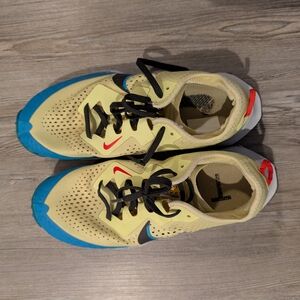 Nike Yellow and Blue Athletic Shoes